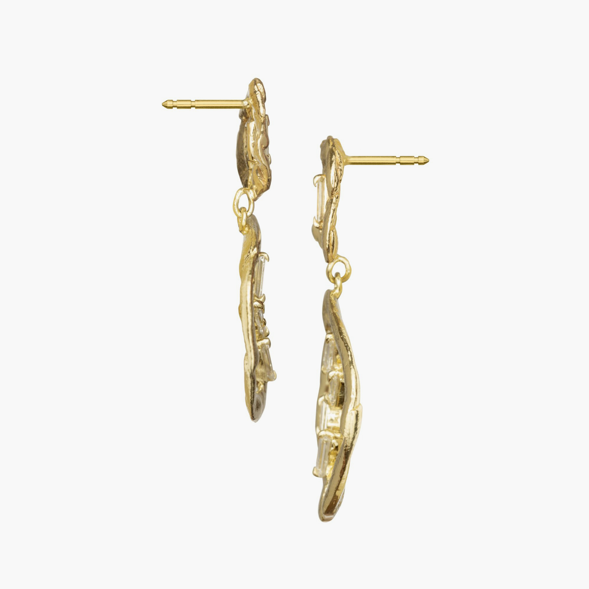 Ornamenta Diamond Big Circles náušnice - Obrázek 2