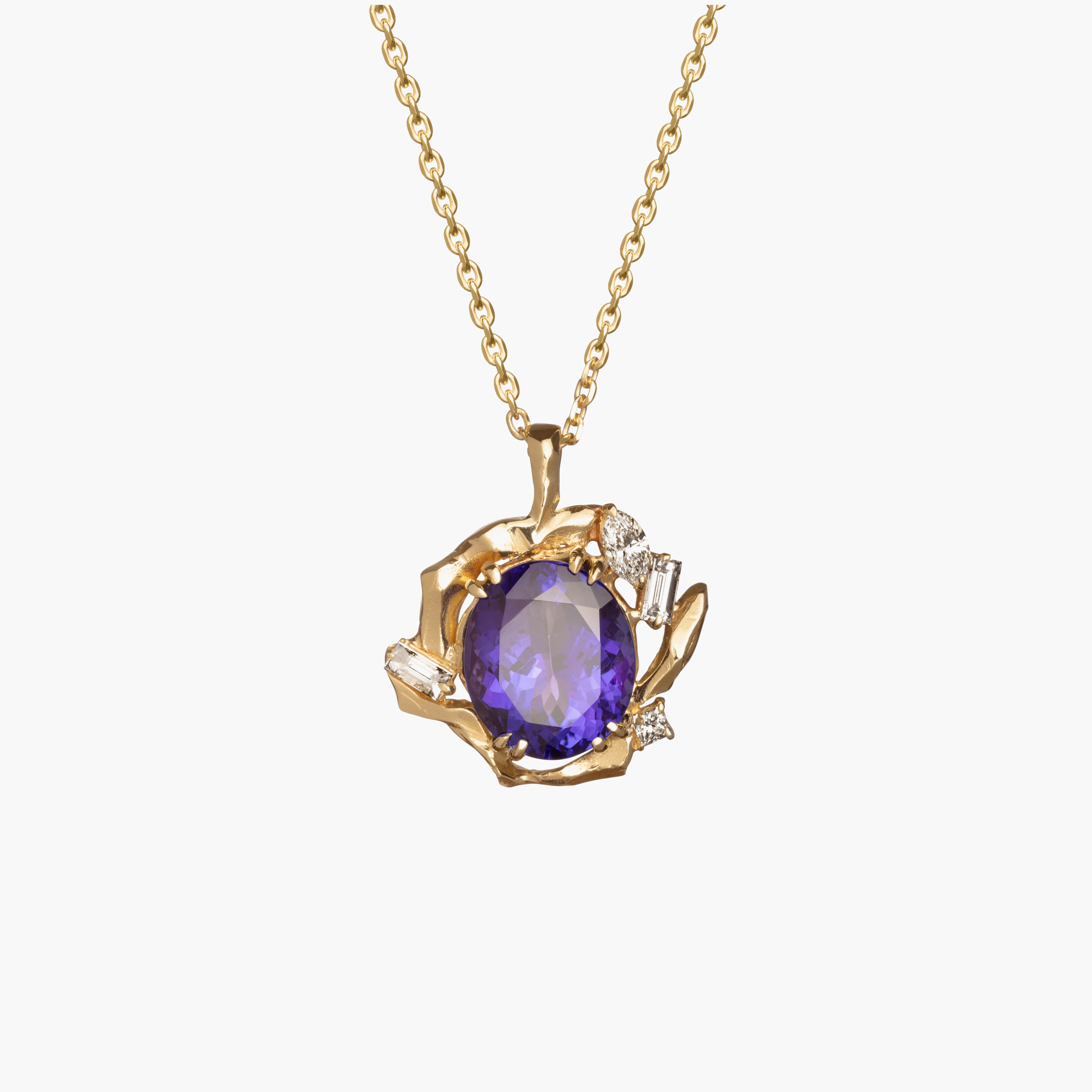 Opulent Fusion Tanzanite náhrdelník