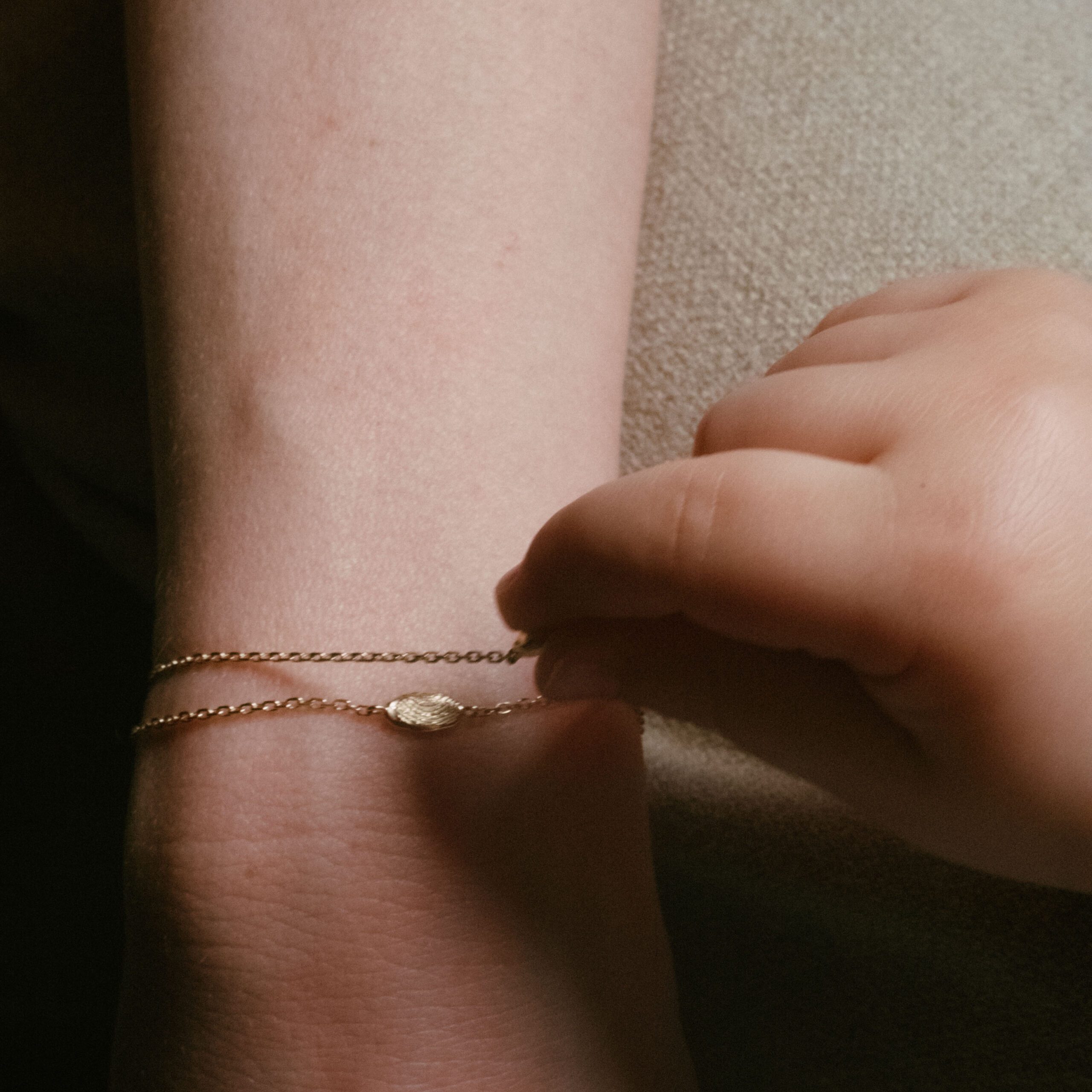 Náramek otisk prstu oválný - Obrázek 2