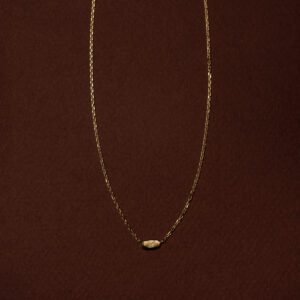 Náhrdelník otisk prstu oválný