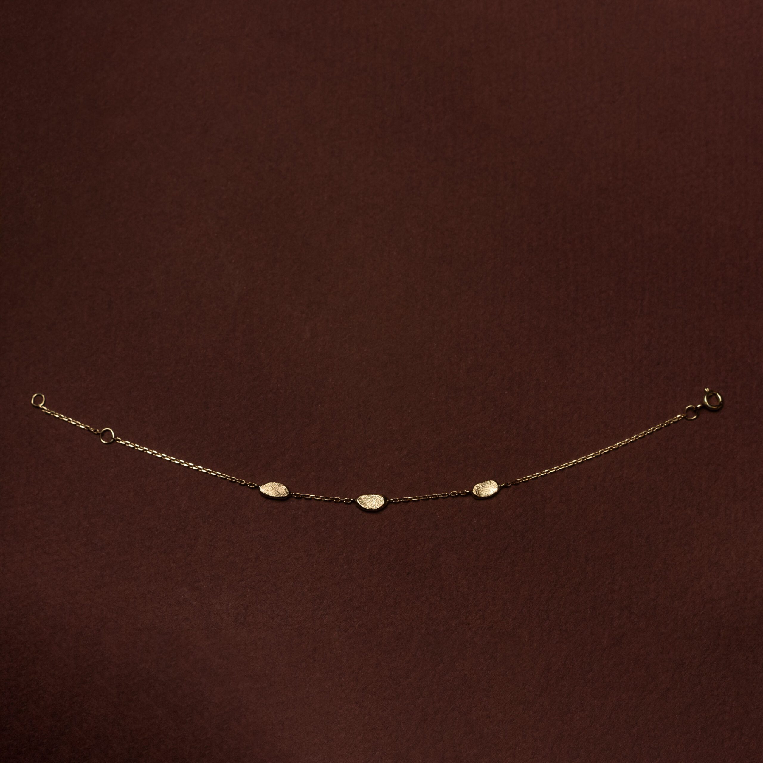 Náramek otisk prstu oválný č. 3