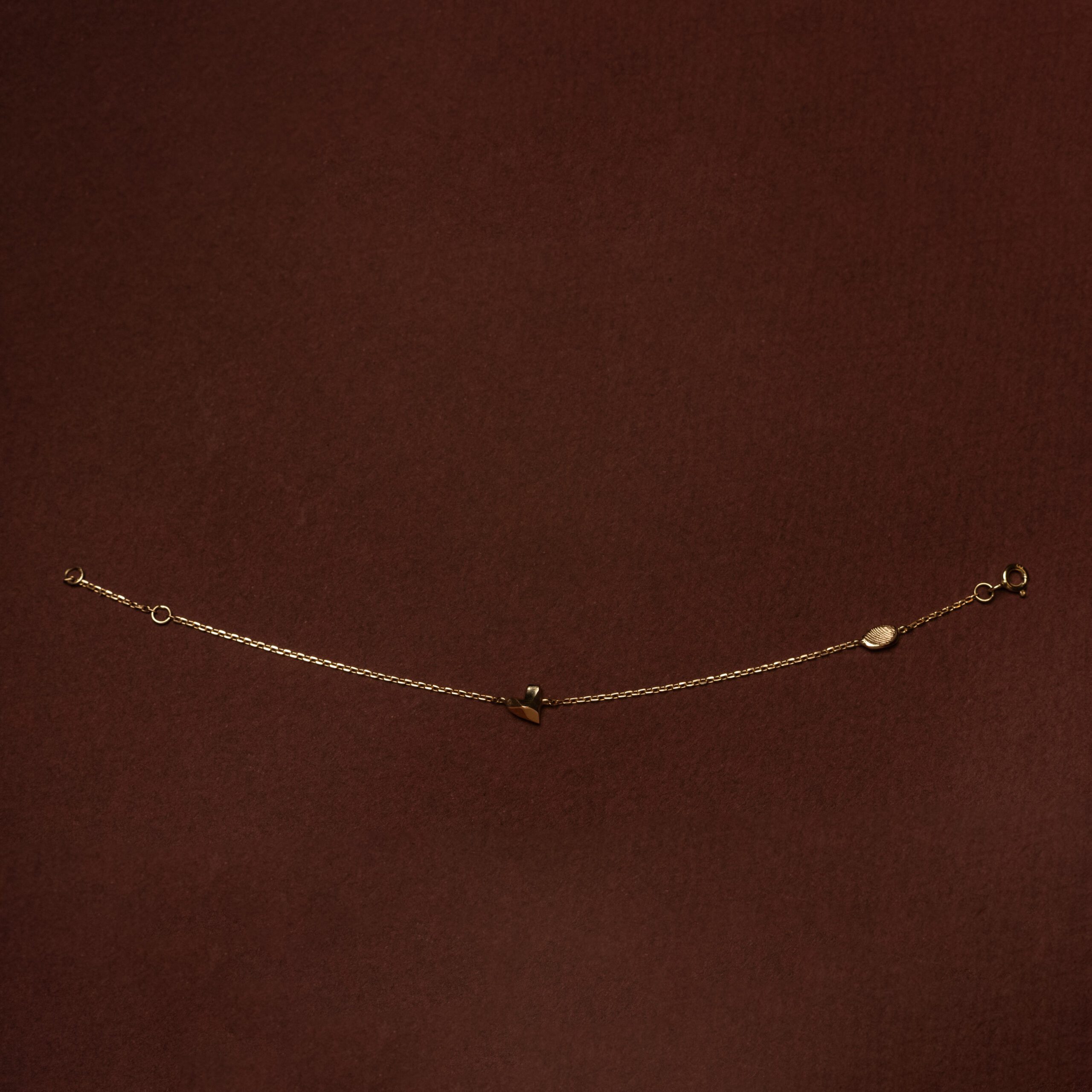 Náramek otisk prstu oválný srdíčko